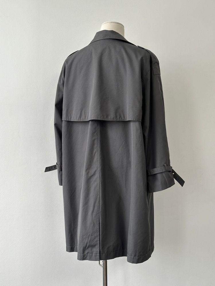 Christian Dior Monsieur 1990s Cotton Belted Trench Coat - L obraz 5