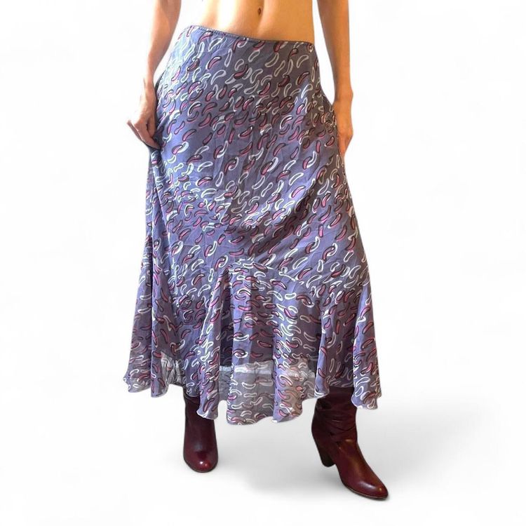 Y2K Chadwicks Patterned Maxi Skirt size M