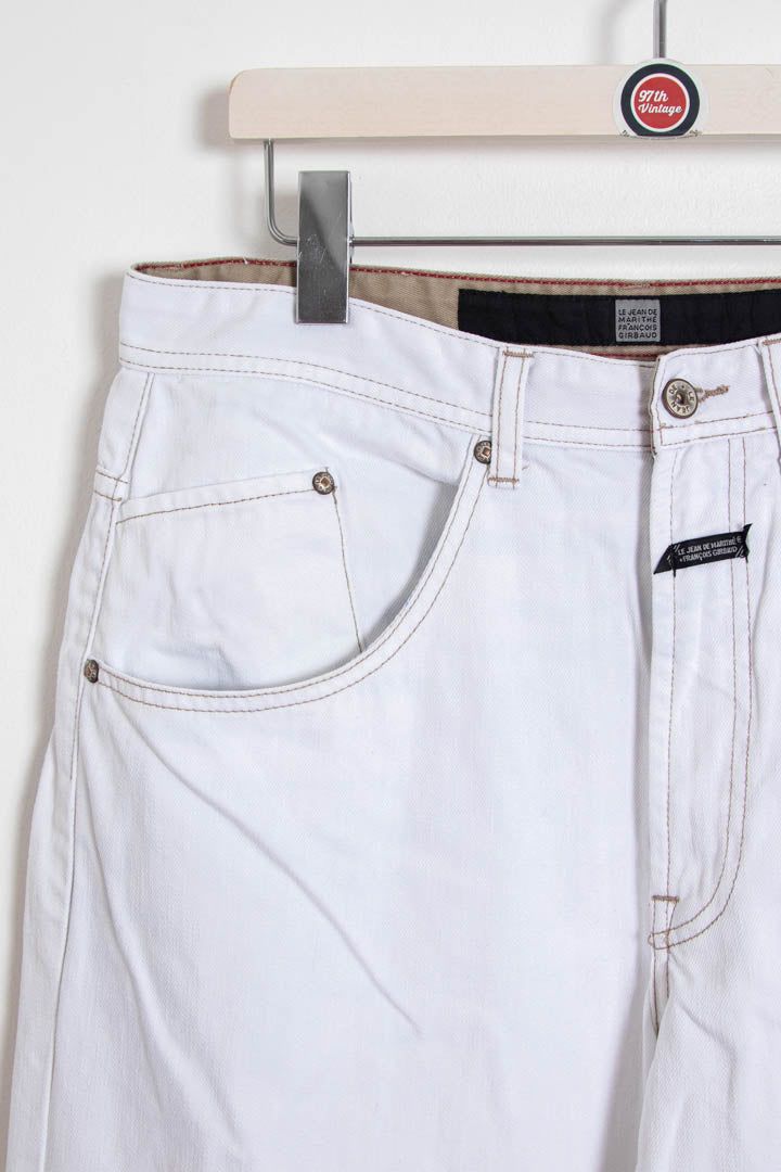 Marithé François Girbaud M+FG Graphic Logo Denim Jeans (W32 x L32) imagen 9