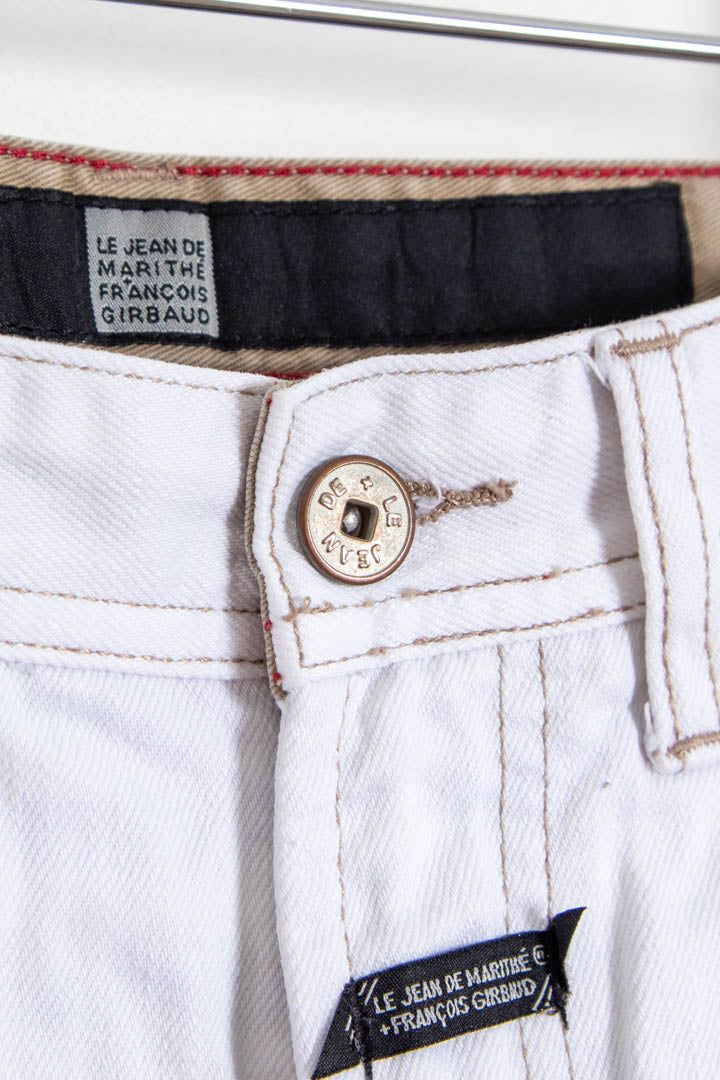 Marithé François Girbaud M+FG Graphic Logo Denim Jeans (W32 x L32) imagen 5