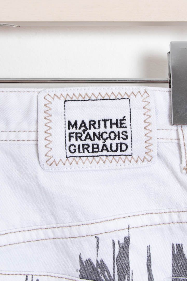 Marithé François Girbaud M+FG Graphic Logo Denim Jeans (W32 x L32) imagen 7