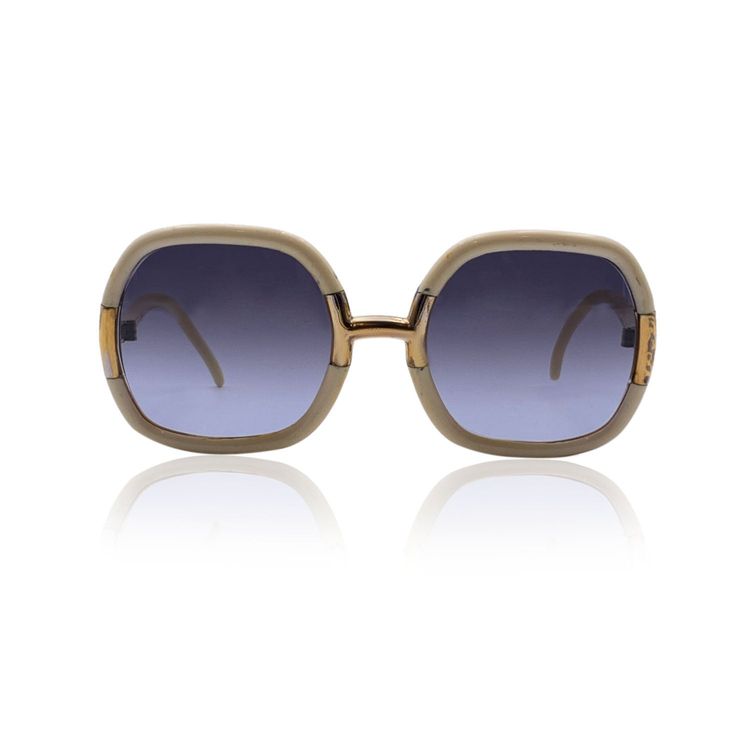 opavintage.com Ted Lapidus Occhiali da sole G 20 oversize vintage beige 55/15 120 mm product image