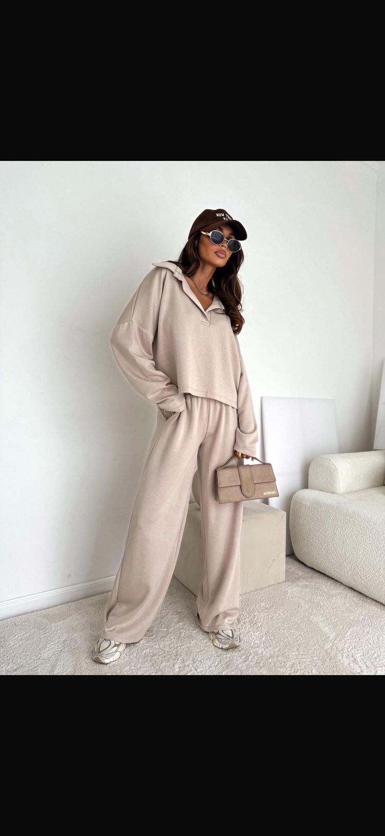 Beige Two-Piece Loungewear Set 6