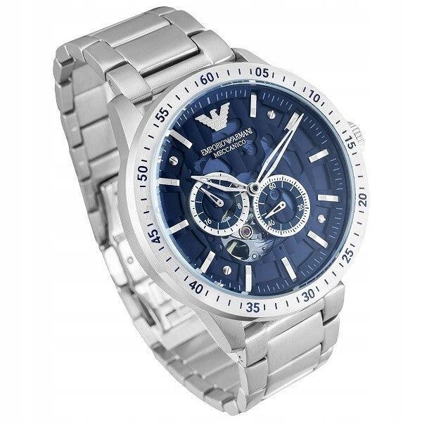 Emporio Armani Men’s Automatic Blue Dial Mario Watch AR60052 1