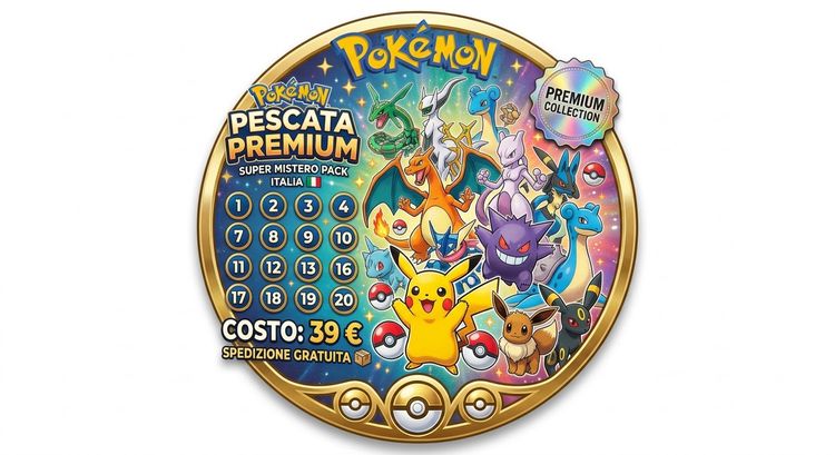 Pokémon Pescata Premium (PESCATA GARANTITA)