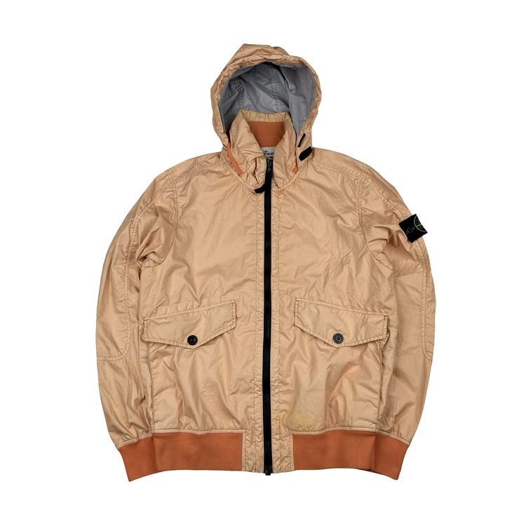 Stone Island 2018 Orange Membrana 3L TC Rain Jacket - Medium