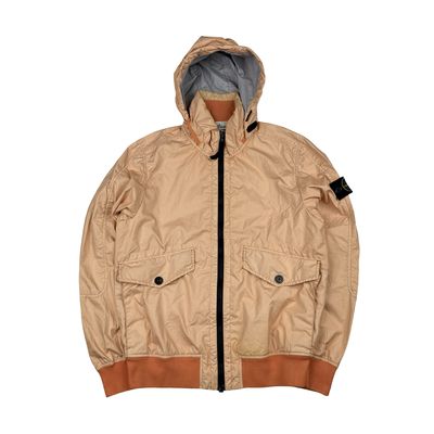 Stone Island 2018 Orange Membrana 3L TC Rain Jacket - Medium