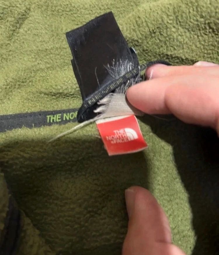 Immagine di The North Face Green And Black Fleece Jacket 4