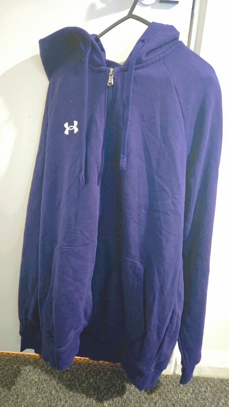 Immagine di Under Armour Navy Blue Zip-Up Hoodie 4