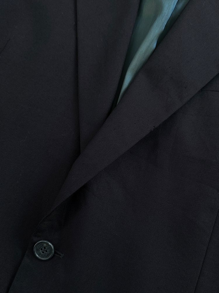 Yves Saint Laurent Menswear 1990s Pure Wool Single Breasted Blazer - 44R/XL 8