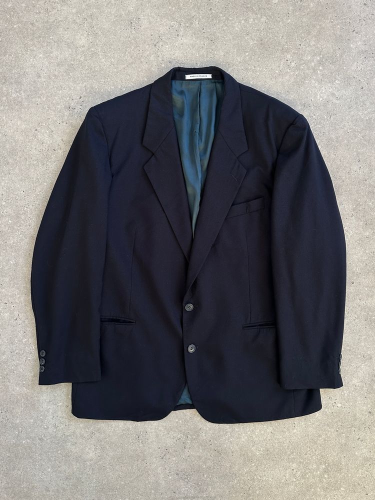 Yves Saint Laurent Menswear 1990s Pure Wool Single Breasted Blazer - 44R/XL 3
