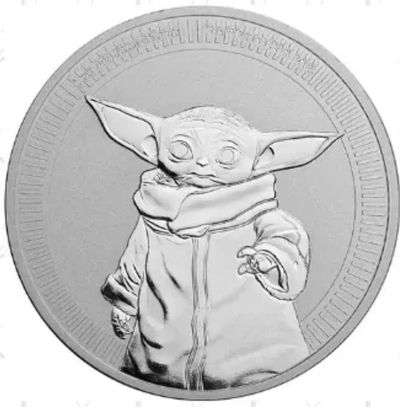 1oz Silver Grogu baby yoda