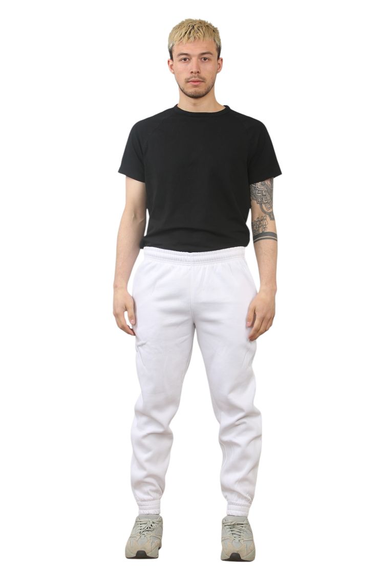 white jogger pants image 1