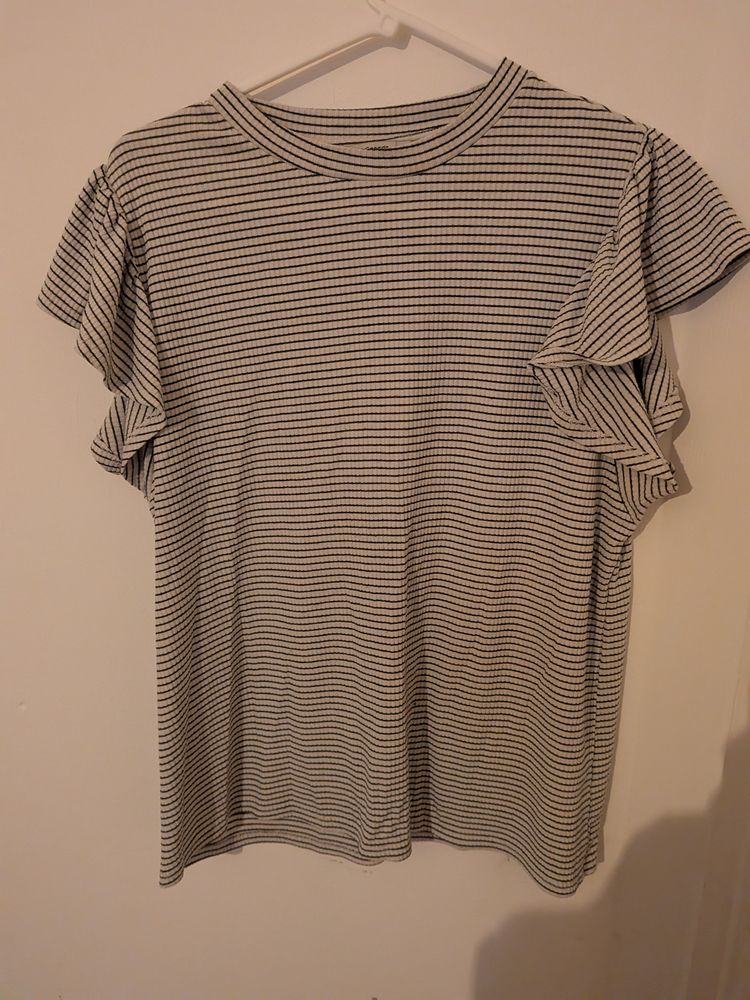 George George Striped Short Sleeve Top product image
