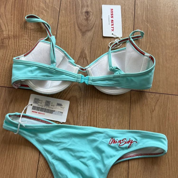 Immagine di BNWT Miss Sixty turquoise Bikini - Size S 8