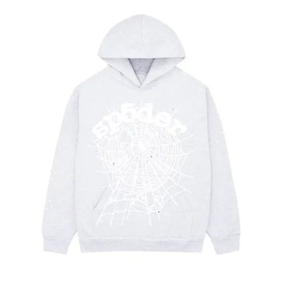 Sp5der OG Web Hoodie Heather Grey