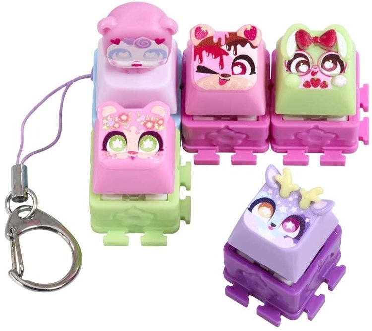 Clic Keez Keyboard Keys - Sensory Toy - Assorted - 5 Pack 3