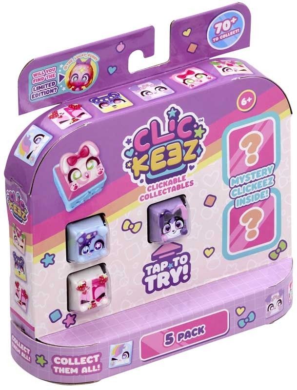 Clic Keez Keyboard Keys - Sensory Toy - Assorted - 5 Pack 2