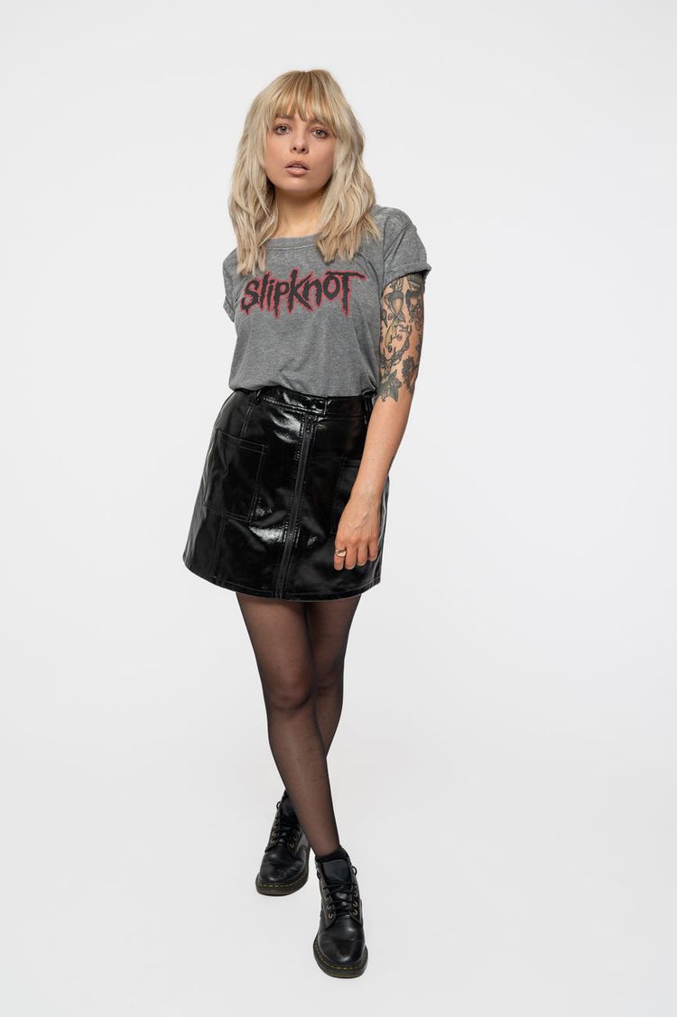 Slipknot Band Logo Burnout T Shirt image 6