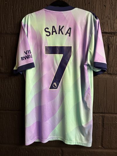 Arsenal 2024/25 3rd Shirt - Medium - Saka #7 - BNWT