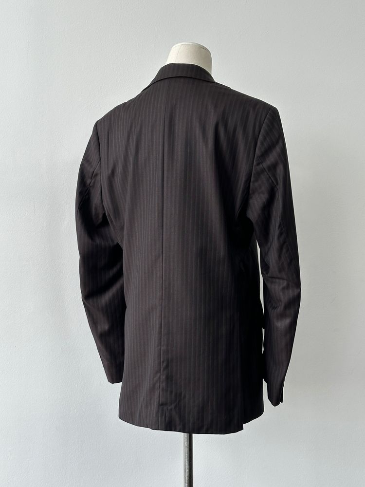 Loro Piana 1990s Striped Wool Single Breasted Blazer - 38R image 3