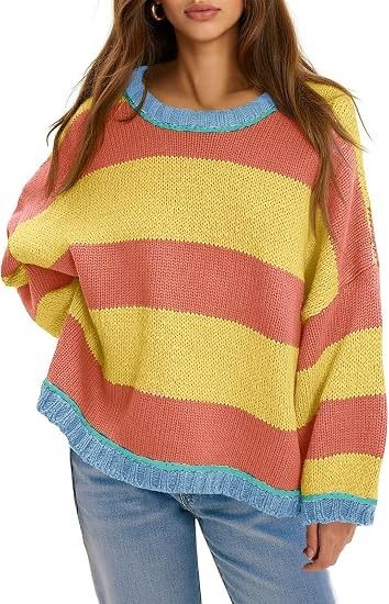 Striped Knit Sweater image 1