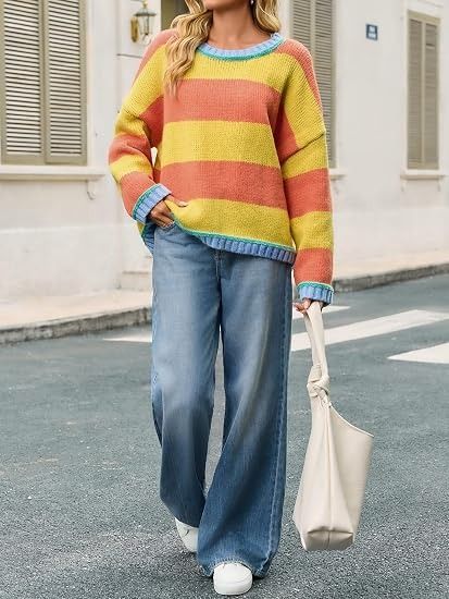 Striped Knit Sweater image 4