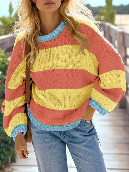 Striped Knit Sweater image 3