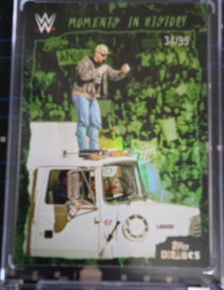 WWE Wwe Moments In History Trading Card Numbered /99 product image