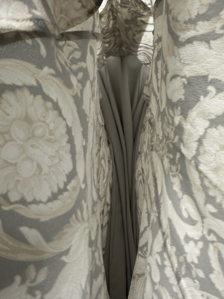 Versace Baroque Dress With Tie Neck image 5