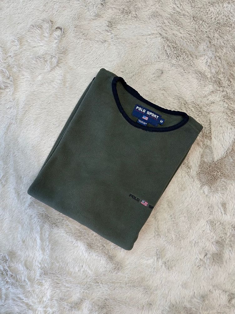 Polo Sport Green Fleece Sweatshirt