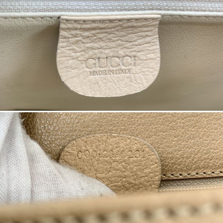 Gucci Vintage Leather Handbag Vintage Bamboo image 3