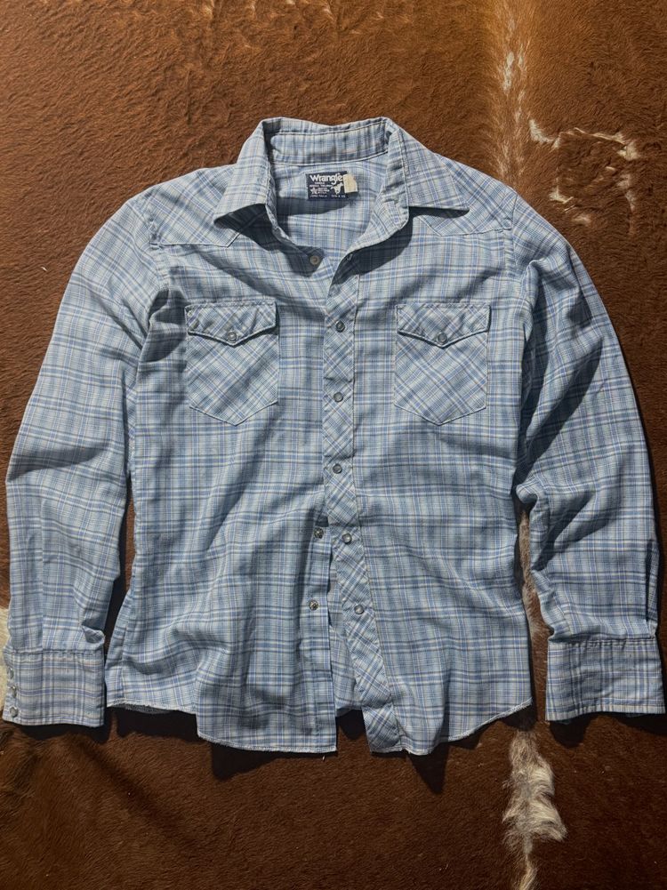 Wrangler Made in USA jewel snap buttons shirt