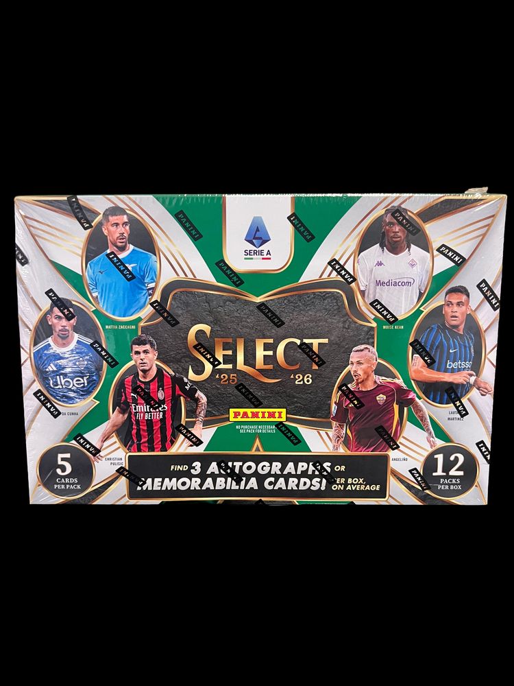 SPOT PLAYER RANDOM Panini Select Serie A 2025-26 Trading Cards Box 