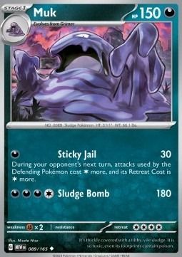 Muk (MEW 089) 151 - Cartas Sueltas-Reverse 