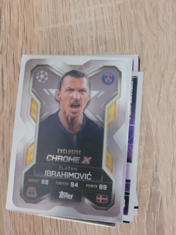 Topps Topps Exclusive Chrome X Zlatan Ibrahimovic Football Trading Card product image