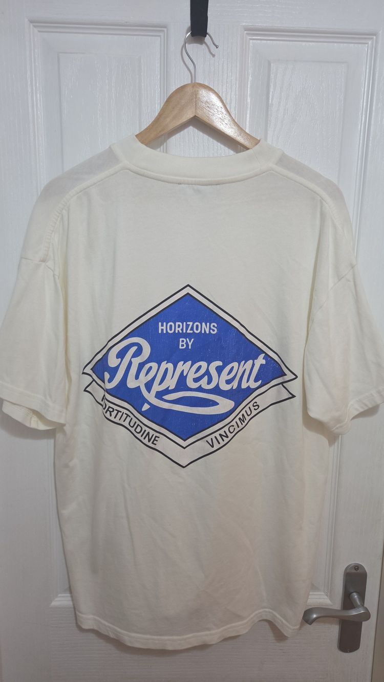 Represent White T-Shirt Mens Medium  image 1