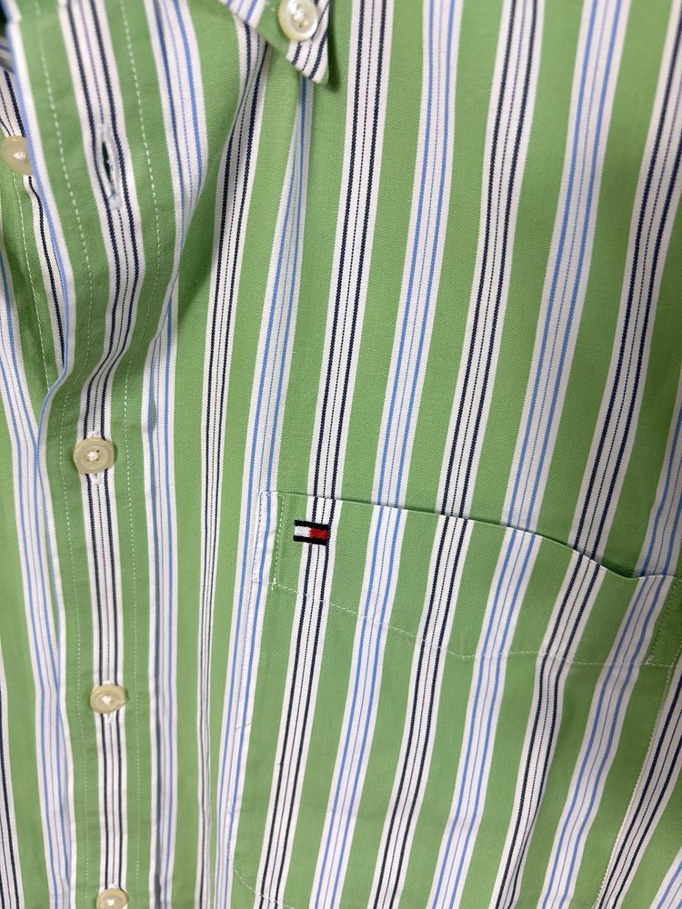 Tommy Hilfiger Men'S Short Sleeve Striped Shirt image 3