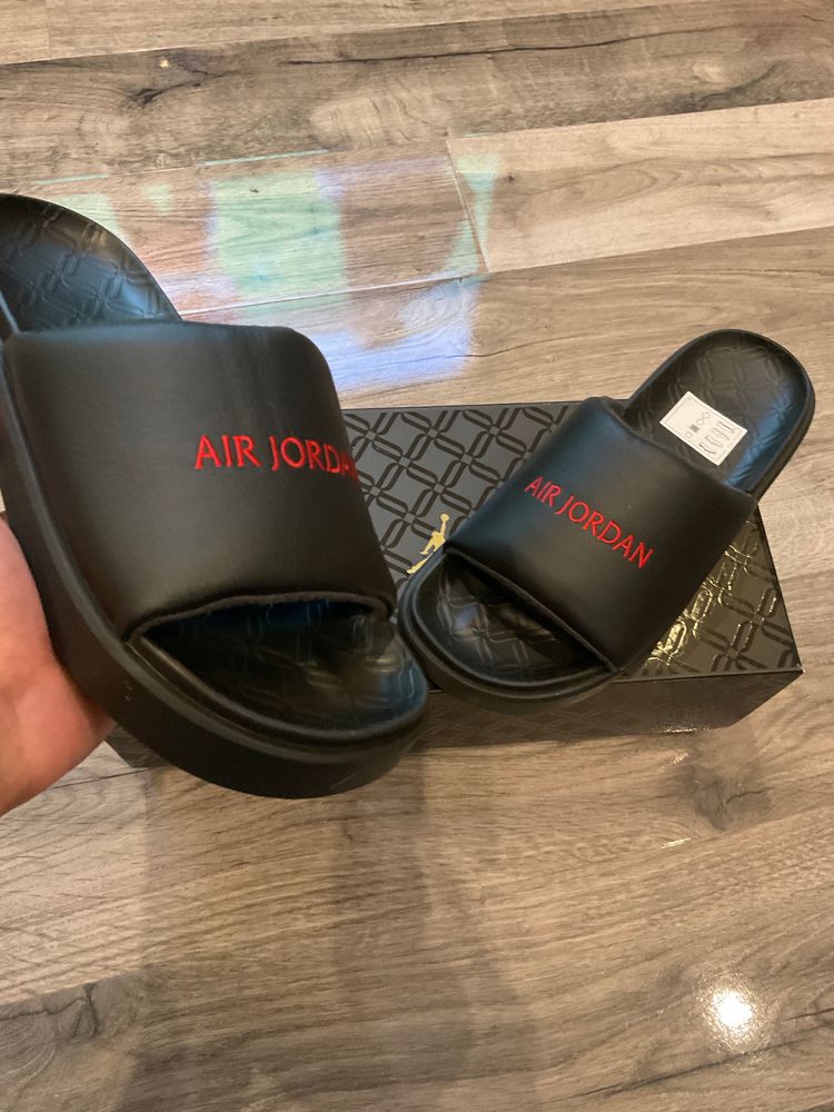 Air Jordan Black Slides image 1
