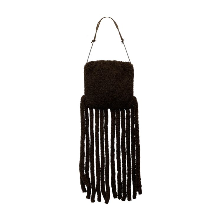 Bottega Veneta Leather Shoulder Bag The Fringe Pouch imagen 1