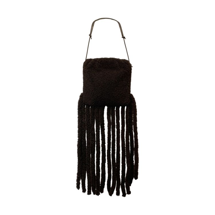 Bottega Veneta Leather Shoulder Bag The Fringe Pouch imagen 3