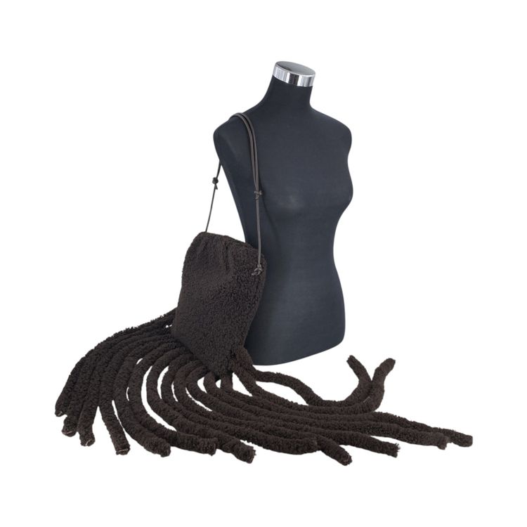 Bottega Veneta Leather Shoulder Bag The Fringe Pouch imagen 2