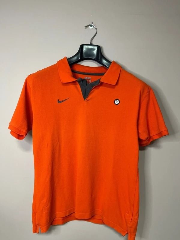 Nike Orange Polo Shirt #M