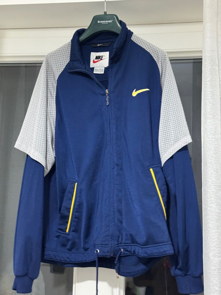 Nike Navy And Grey Zip-Up Jacket