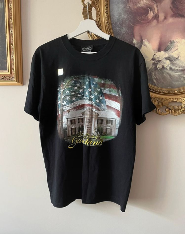 Other Elvis Presley By K-U-N Black Graphic T-Shirt product image