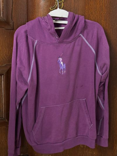 Ralph Lauren Purple Hoodie rozmiar M
