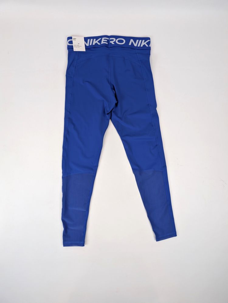 Nowe legginsy Nike Pro M chabrowe wysoki stan dri-fit gymwear athleisure image 2