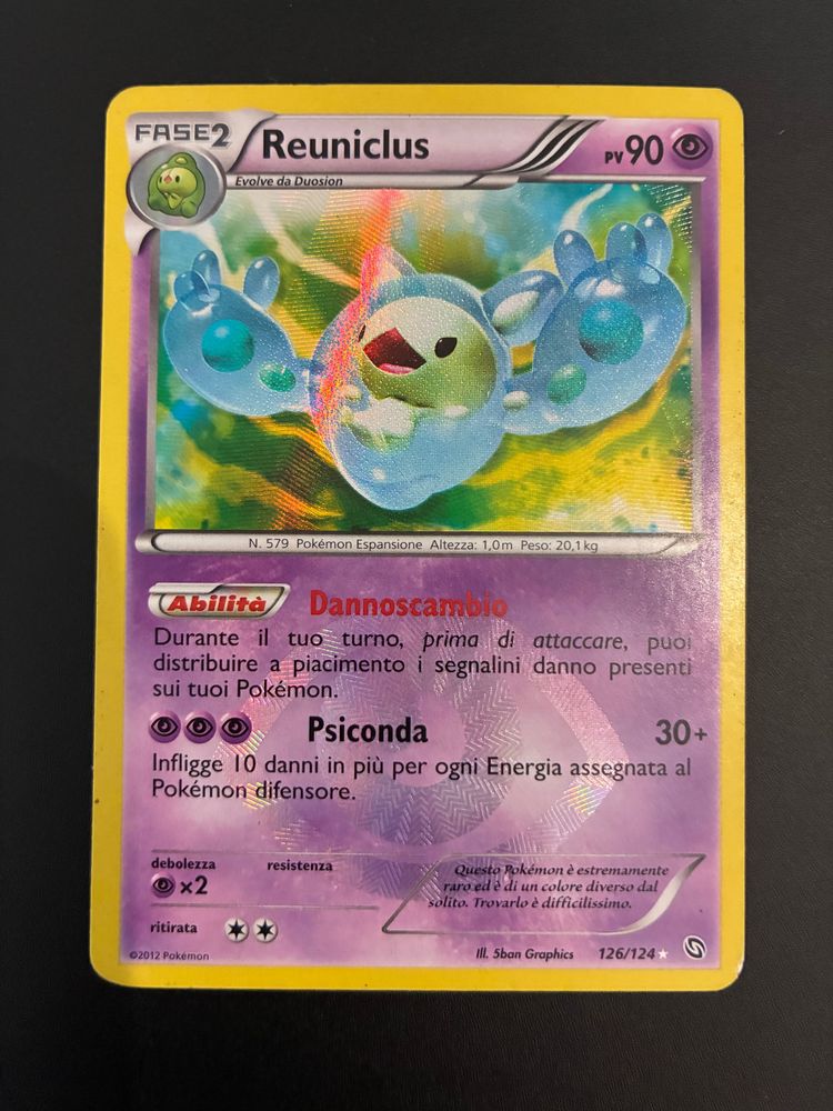 Pokemon Reuniclus GOLD HOLO ITA GOOD/EXC product image