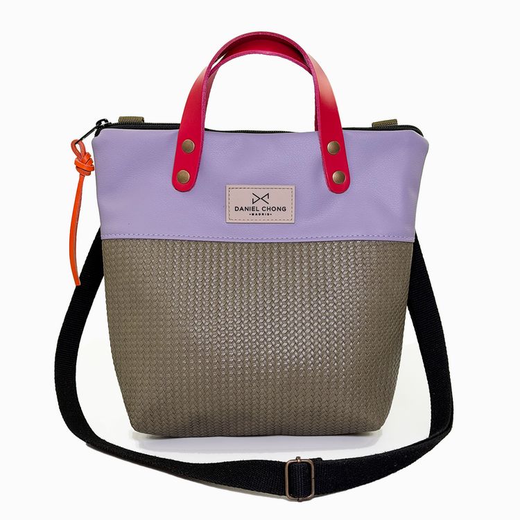 Bandolera mini con asas Rattan Savia