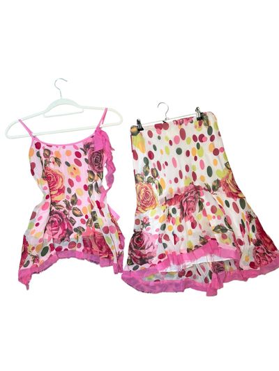 Morgan floral print camisole top and skirt set